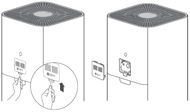 De laserdeeltjessensor reinigen