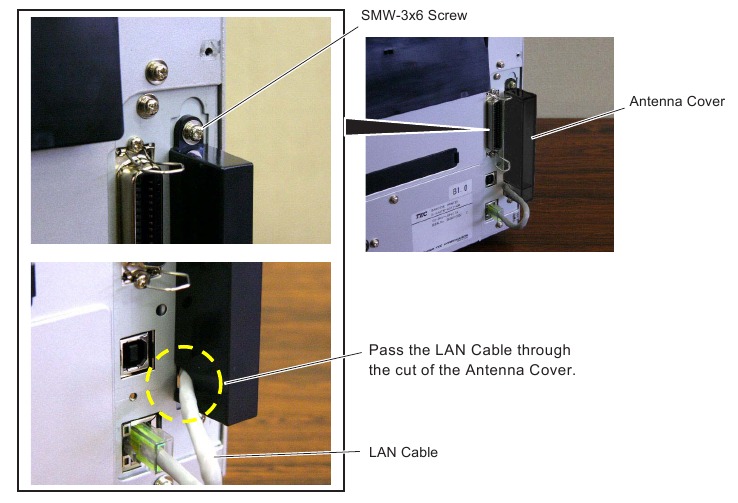 Installatieprocedure Wireless LAN-module - Stap 10