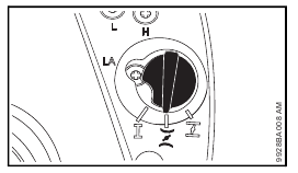 Choke-knop