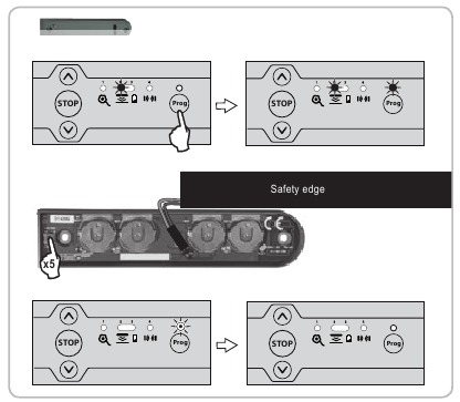  Een resistieve veiligheidsdaktransmitter inleren 