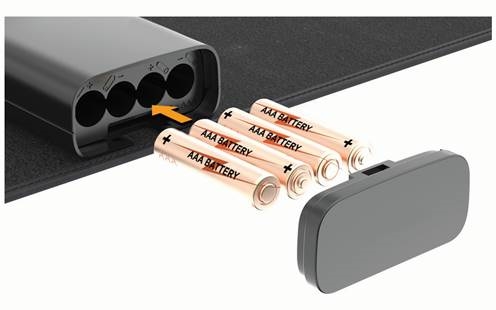 De batterijen vervangen