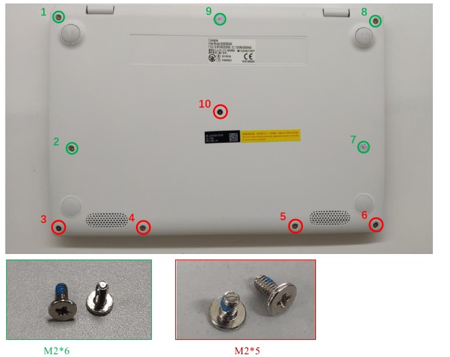 Onderste behuizingmodule - Stap 1