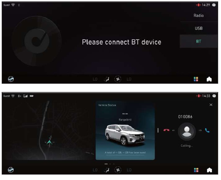 Bluetooth-verbinding - Stap 1