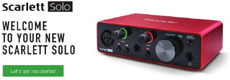 Focusrite website