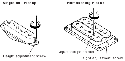 PICKUP HEIGHT-AANPASSING