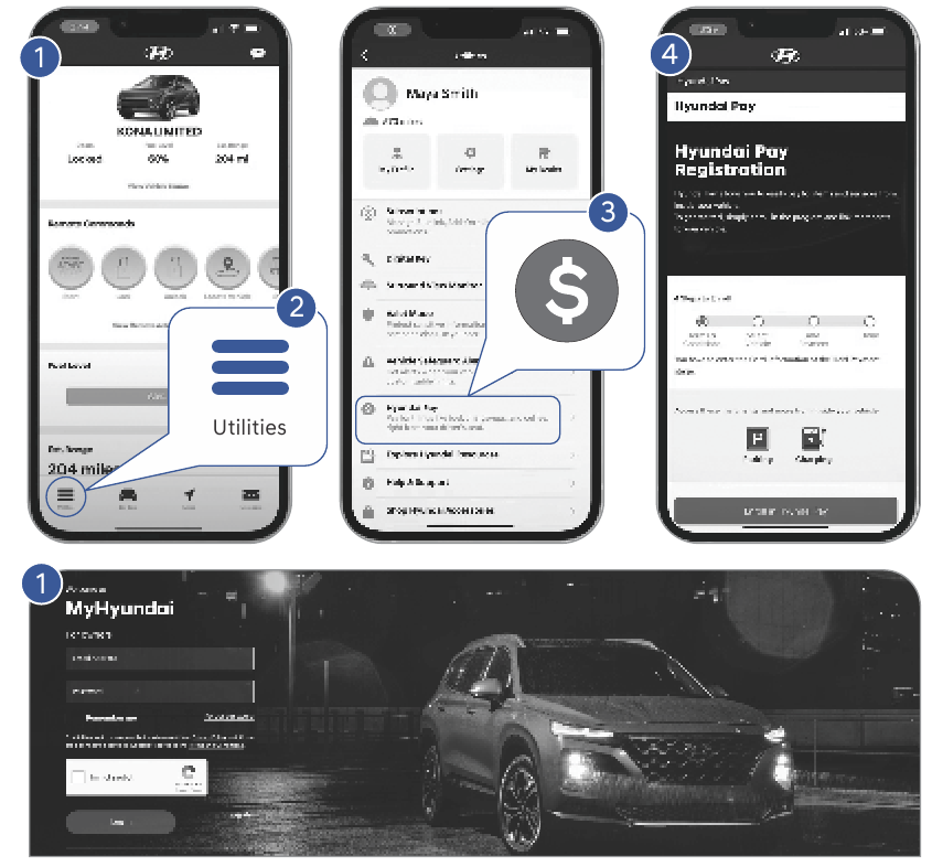 HYUNDAI PAY - Stap 1