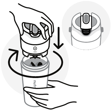 De Flip Insulated Portable Blender gebruiken