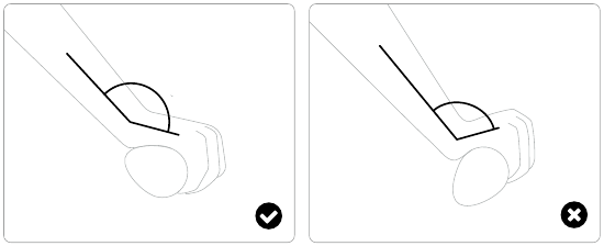 De MTB-handvatten instellen - Stap 1