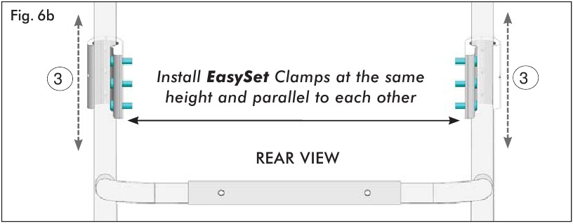 INSTALLATIE VAN DE CANE CLAMP - EasySet - Stap 2