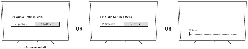 Tv-luidsprekers uitschakelen