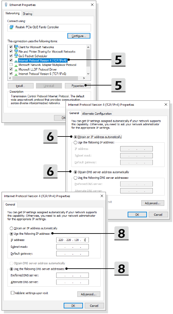 Een Dynamic IP/PPPoE-verbinding instellen - Stap 3