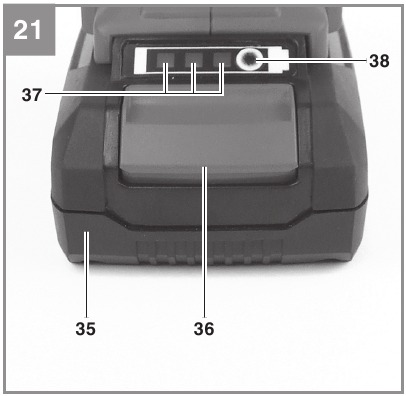 De oplaadbare batterij installeren