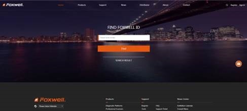 Een Foxwell ID aanmaken - Registreren via de website - Stap 8