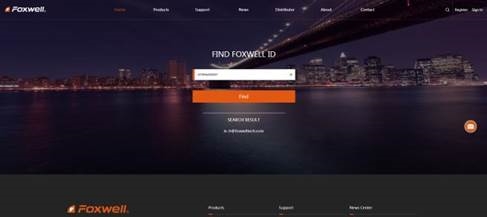 Een Foxwell ID aanmaken - Registreren via de website - Stap 9