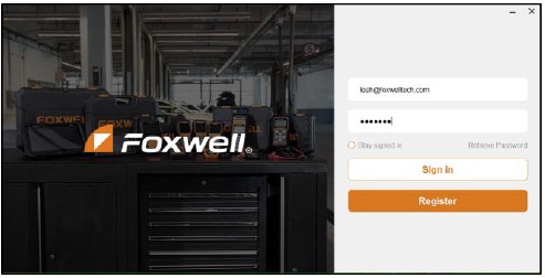 Foxwell ID - Registreren met FoxAssist - Stap 5