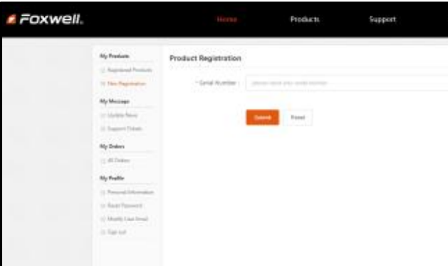 Uw scanner registreren - Via website - Stap 3