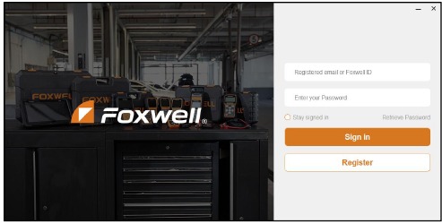 Uw scanner registreren - Met FoxAssist - Stap 1