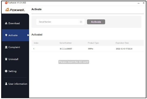 Uw scanner registreren - Met FoxAssist - Stap 2