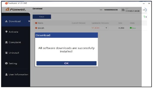 De scanner updaten - Stap 4