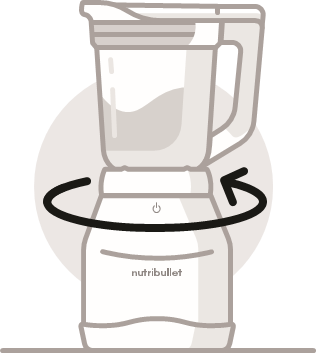 De blenderkan gebruiken - Stap 2
