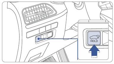 KNOP VOOR ELEKTRISCHE ACHTERKLEP