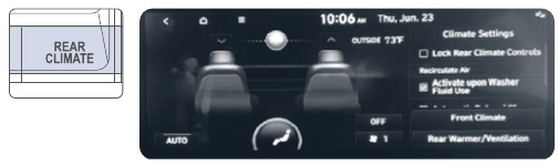 ACHTERSTE CLIMATE CONTROL-KNOP