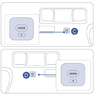 USB-C OPLADEN - Stap 2