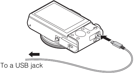Opladen door verbinding te maken met een computer