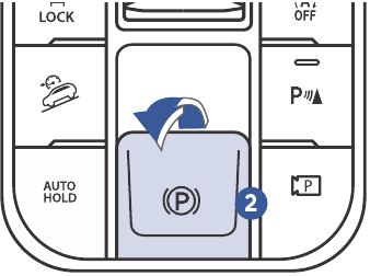 ELEKTRONISCHE PARKEERREM - EPB inschakelen