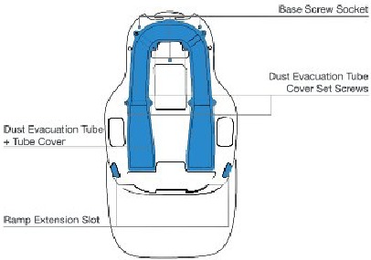 Productdiagram - Automatisch leegstation (onderkant)