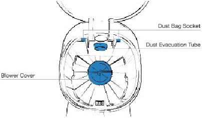 Productdiagram - Automatisch leegstation (bovenkant)
