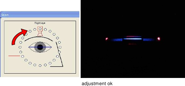 Uitlijning van de testtool - Stap 2