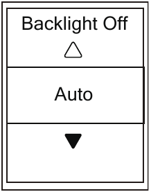 Achtergrondverlichting uit