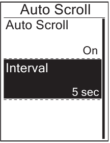 Automatisch scrollen