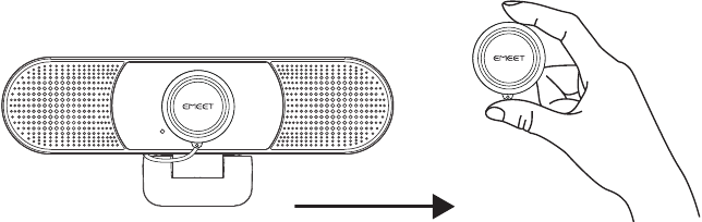De privacycover verwijderen