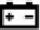 Pictogram batterij bijna leeg