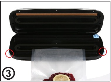Uw voedsel vacu&uuml;m sealen - Sappig voedsel - Stap 3