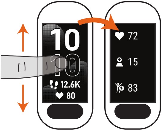 Widgets en menu's bekijken - De widgets bekijken
