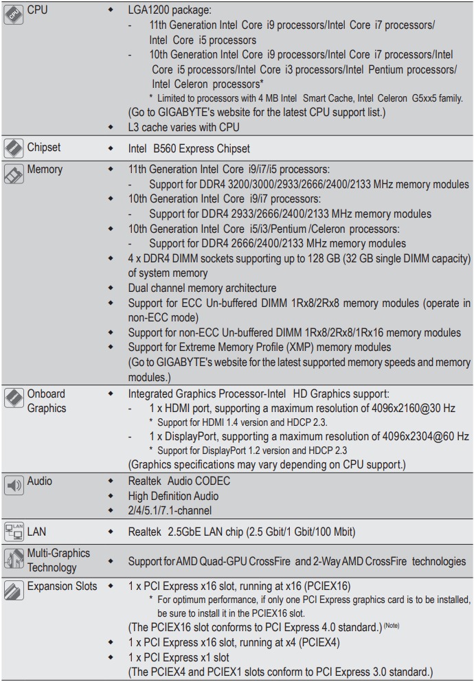 Productspecificaties - Deel 1