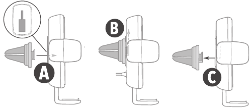 Ventilatieopeninghouder montage