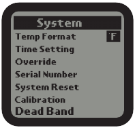 Systeeminstellingen