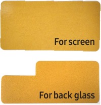 Acryl beschermhoes voor gebroken glas