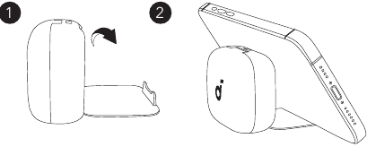 De telefoonhouder gebruiken