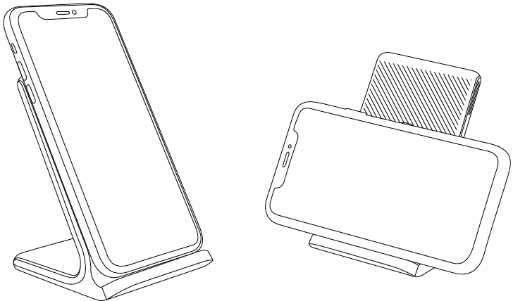 Laad je telefoon horizontaal of verticaal op