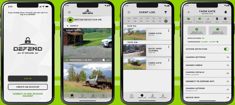 DEFEND APP OVERZICHT