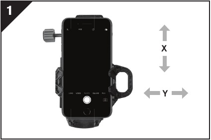 Uw smartphonecamera uitlijnen - Stap 1
