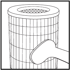 Het True HEPA-filter stofzuigen