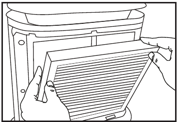 Het HEPA-filter reinigen - Stap 3