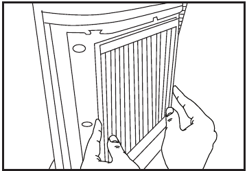 Het HEPA-filter reinigen - Stap 5