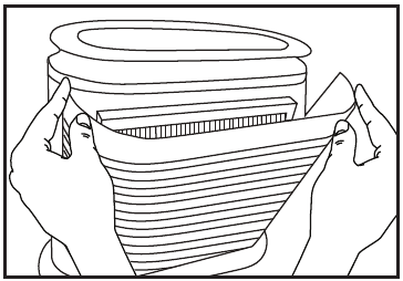 Het HEPA-filter reinigen - Stap 6